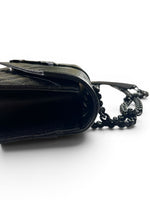 Load image into Gallery viewer, Saint Laurent Envelope Flap Bag Medium – Triquilt Black Grained Calfskin Black Hardware
