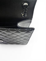 Load image into Gallery viewer, Saint Laurent Envelope Flap Bag Medium – Triquilt Black Grained Calfskin Black Hardware
