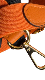 将图片加载到图库查看器，Hermès Evelyne TPM – Orange Clemence Leather Gold-tone Hardware
