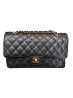 Load image into Gallery viewer, Chanel Timeless Classic Medium Black Caviar Leather Gold-tone Hardware
