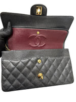 Load image into Gallery viewer, Chanel Timeless Classic Medium Black Caviar Leather Gold-tone Hardware
