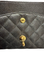 Load image into Gallery viewer, Chanel Timeless Classic Medium Black Caviar Leather Gold-tone Hardware
