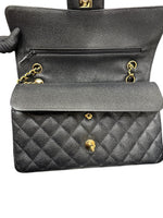 Load image into Gallery viewer, Chanel Timeless Classic Medium Black Caviar Leather Gold-tone Hardware
