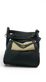 将图片加载到图库查看器，Hermès Mini Lindy Vert Mangrove Swift Leather, Electrum Hardware

