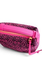 将图片加载到图库查看器，Loewe Cubi Small Anagram Jacquard &amp; Calfskin Pink/Black
