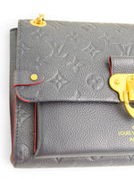将图片加载到图库查看器，Louis Vuitton Vavin PM Monogram Empreinte Leather Marine Rouge Gold-tone Hardware
