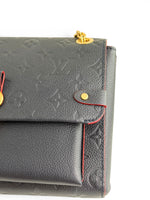 将图片加载到图库查看器，Louis Vuitton Vavin PM Monogram Empreinte Leather Marine Rouge Gold-tone Hardware
