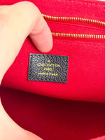 将图片加载到图库查看器，Louis Vuitton Vavin PM Monogram Empreinte Leather Marine Rouge Gold-tone Hardware
