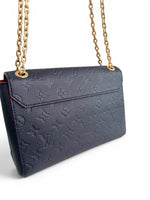 将图片加载到图库查看器，Louis Vuitton Vavin PM Monogram Empreinte Leather Marine Rouge Gold-tone Hardware

