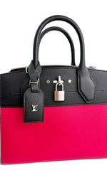 Charger l'image dans la galerie, Louis Vuitton City Steamer PM - MO Black, Bougainville Taurillon Leather, Silver-tone Hardware

