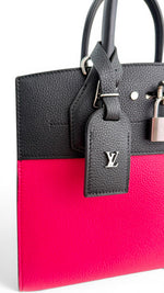 Charger l'image dans la galerie, Louis Vuitton City Steamer PM - MO Black, Bougainville Taurillon Leather, Silver-tone Hardware
