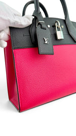 Charger l'image dans la galerie, Louis Vuitton City Steamer PM - MO Black, Bougainville Taurillon Leather, Silver-tone Hardware
