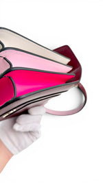 将图片加载到图库查看器，Bvlgari Serpenti Forever Top Handle - Pink, Ivory, Burgundy Calfskin Leather, Gold-tone Hardware
