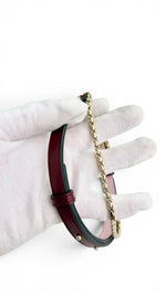 将图片加载到图库查看器，Bvlgari Serpenti Forever Top Handle - Pink, Ivory, Burgundy Calfskin Leather, Gold-tone Hardware
