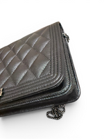 Charger l'image dans la galerie, Chanel LeBoy Wallet on Chain Black Caviar Leather Ruthenium Hardware
