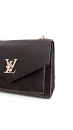 Charger l'image dans la galerie, Louis Vuitton My Lockme Soft Chain Bag BB, Black Calfskin Leather, Silver-tone Hardware

