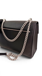 Charger l'image dans la galerie, Louis Vuitton My Lockme Soft Chain Bag BB, Black Calfskin Leather, Silver-tone Hardware
