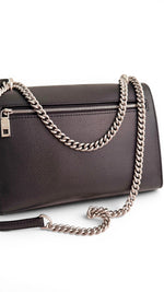 Charger l'image dans la galerie, Louis Vuitton My Lockme Soft Chain Bag BB, Black Calfskin Leather, Silver-tone Hardware
