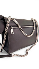 Charger l'image dans la galerie, Louis Vuitton My Lockme Soft Chain Bag BB, Black Calfskin Leather, Silver-tone Hardware
