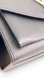 Charger l'image dans la galerie, Louis Vuitton My Lockme Soft Chain Bag BB, Black Calfskin Leather, Silver-tone Hardware
