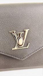 Charger l'image dans la galerie, Louis Vuitton My Lockme Soft Chain Bag BB, Black Calfskin Leather, Silver-tone Hardware
