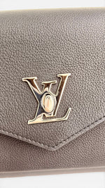 Charger l'image dans la galerie, Louis Vuitton My Lockme Soft Chain Bag BB, Black Calfskin Leather, Silver-tone Hardware
