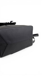 Load image into Gallery viewer, Louis Vuitton Lockme BB Backpack, Black Grained Calfskin, Silver-tone Hardware
