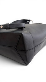 Load image into Gallery viewer, Louis Vuitton Lockme BB Backpack, Black Grained Calfskin, Silver-tone Hardware
