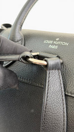 Load image into Gallery viewer, Louis Vuitton Lockme BB Backpack, Black Grained Calfskin, Silver-tone Hardware
