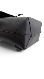 Load image into Gallery viewer, Louis Vuitton Lockme BB Backpack, Black Grained Calfskin, Silver-tone Hardware
