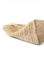 将图片加载到图库查看器，Saint Laurent Rive Gauche Beige Raffia Tote
