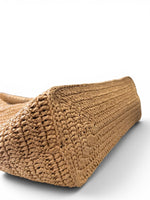 将图片加载到图库查看器，Saint Laurent Rive Gauche Beige Raffia Tote
