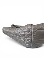 Load image into Gallery viewer, Chanel Coco Cocoon Large Dark Grey Nylon Tote with Leather Trim, Silver-tone Hardware
