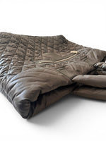 Load image into Gallery viewer, Chanel Coco Cocoon Large Dark Grey Nylon Tote with Leather Trim, Silver-tone Hardware
