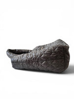 Load image into Gallery viewer, Chanel Coco Cocoon Large Dark Grey Nylon Tote with Leather Trim, Silver-tone Hardware
