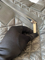 Load image into Gallery viewer, Chanel Coco Cocoon Large Dark Grey Nylon Tote with Leather Trim, Silver-tone Hardware
