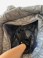 Load image into Gallery viewer, Chanel Coco Cocoon Large Dark Grey Nylon Tote with Leather Trim, Silver-tone Hardware
