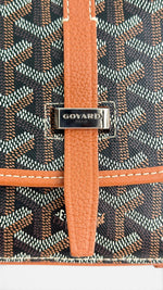 Load image into Gallery viewer, Goyard Belvedere II PM Black/Tan Goyardine Canvas with Leather Trim, Palladium Hardware
