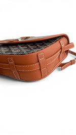 Load image into Gallery viewer, Goyard Belvedere II PM Black/Tan Goyardine Canvas with Leather Trim, Palladium Hardware

