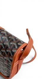 Load image into Gallery viewer, Goyard Belvedere II PM Black/Tan Goyardine Canvas with Leather Trim, Palladium Hardware
