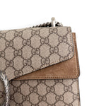 将图片加载到图库查看器，Gucci Dionysus Medium GG Supreme Canvas in Beige, Antique Silver Hardware
