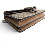 将图片加载到图库查看器，Gucci Dionysus Medium GG Supreme Canvas in Beige, Antique Silver Hardware
