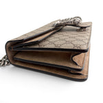 将图片加载到图库查看器，Gucci Dionysus Medium GG Supreme Canvas in Beige, Antique Silver Hardware

