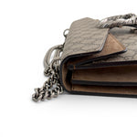 将图片加载到图库查看器，Gucci Dionysus Medium GG Supreme Canvas in Beige, Antique Silver Hardware
