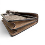 将图片加载到图库查看器，Gucci Dionysus Medium GG Supreme Canvas in Beige, Antique Silver Hardware
