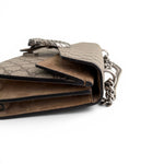 将图片加载到图库查看器，Gucci Dionysus Medium GG Supreme Canvas in Beige, Antique Silver Hardware
