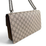 将图片加载到图库查看器，Gucci Dionysus Medium GG Supreme Canvas in Beige, Antique Silver Hardware
