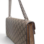 将图片加载到图库查看器，Gucci Dionysus Medium GG Supreme Canvas in Beige, Antique Silver Hardware
