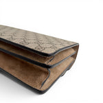 将图片加载到图库查看器，Gucci Dionysus Medium GG Supreme Canvas in Beige, Antique Silver Hardware
