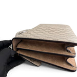 将图片加载到图库查看器，Gucci Dionysus Medium GG Supreme Canvas in Beige, Antique Silver Hardware
